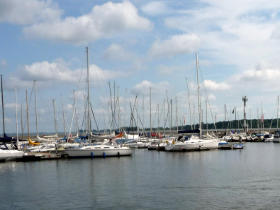 Taichi-Qigong Urlaub - Yachthafen in Stralsund